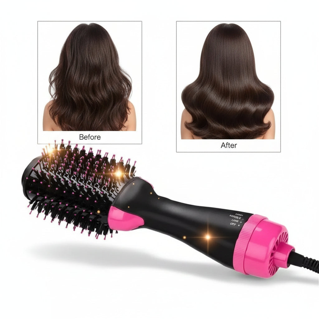 Cepillo Plancha Secador 3 En 1